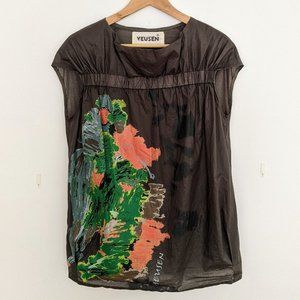 Yeusen, one size grey short sleeve blouses